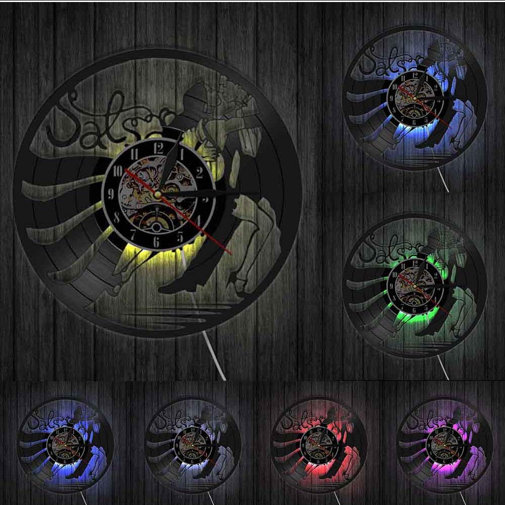 Buy Wall Clocks Vintage Latin Salsa Dance Wall Art Clock Dancing Couple