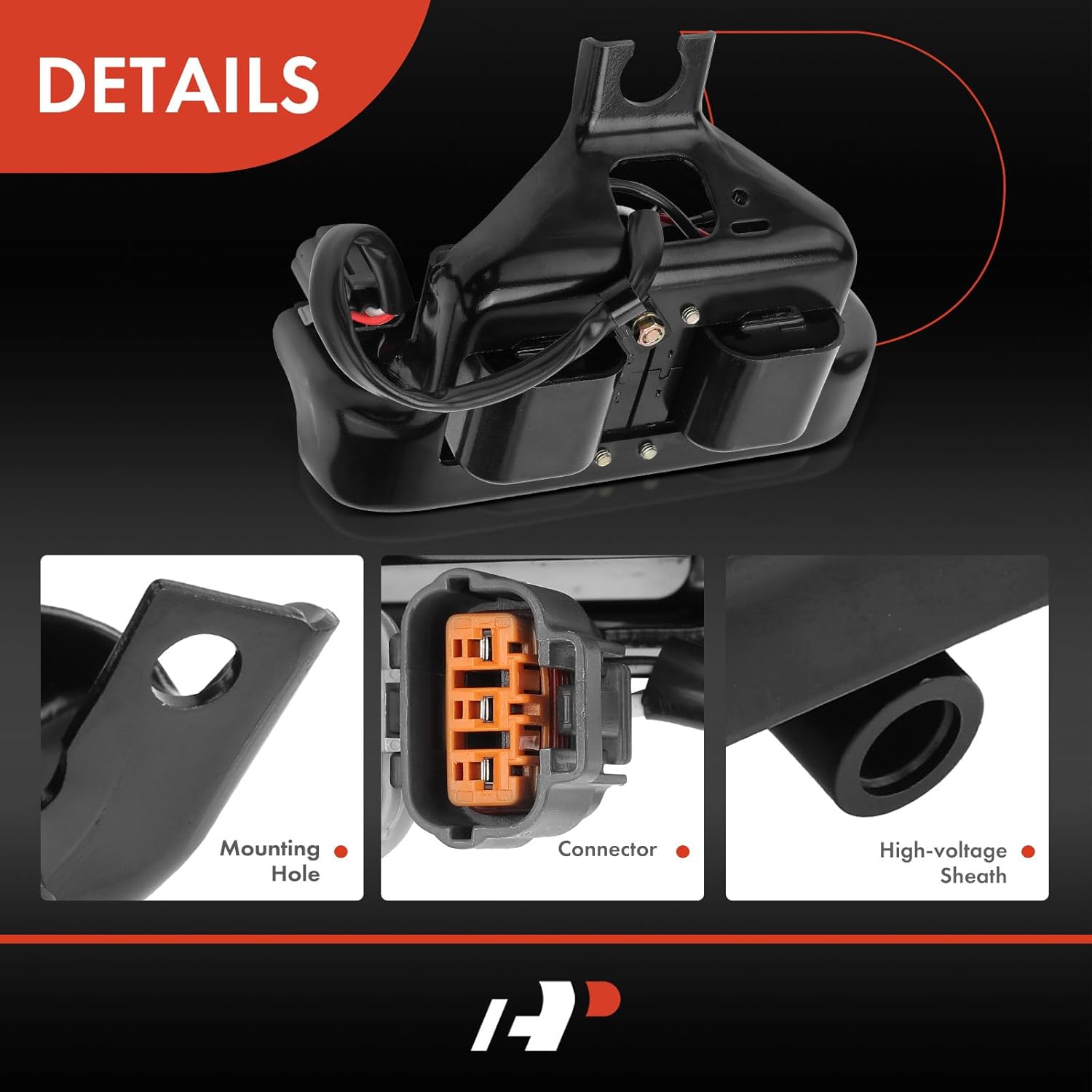 A-Premium Engine Ignition Coil Packs Compatible with Mazda Miata 1990 1992 1993 L4 1.6L