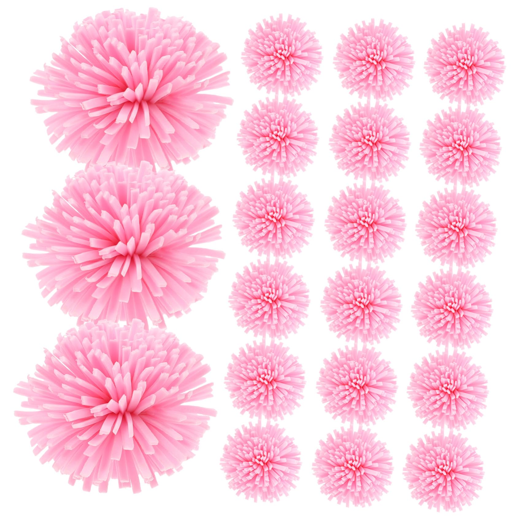 Difusor de Aroma Floral para Coche 100 Piezas PE Rosa