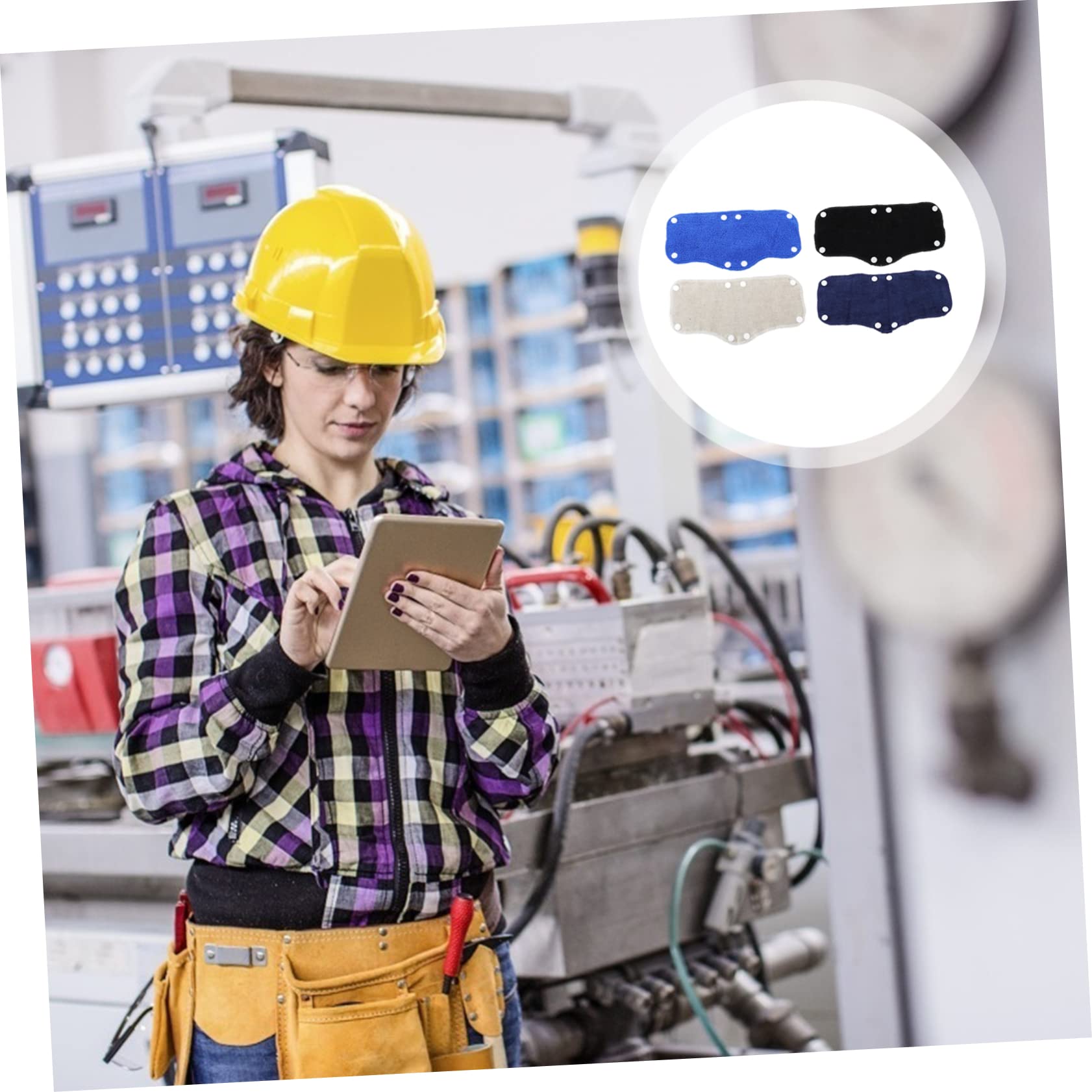 Uonlytech 48stücke Schweißband Für Helme Schnell Trocknend Komfortabel Und Schweißabsorbierend Für Bauarbeiter Elastisch Und Passend Für Verschiedene Schutzhelme