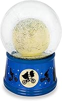 Vista 2 de E.T. The Extra-Terrestrial Bike Moon - Globo de nieve de 6 pulgadas con pieza de exhibición de purpurina