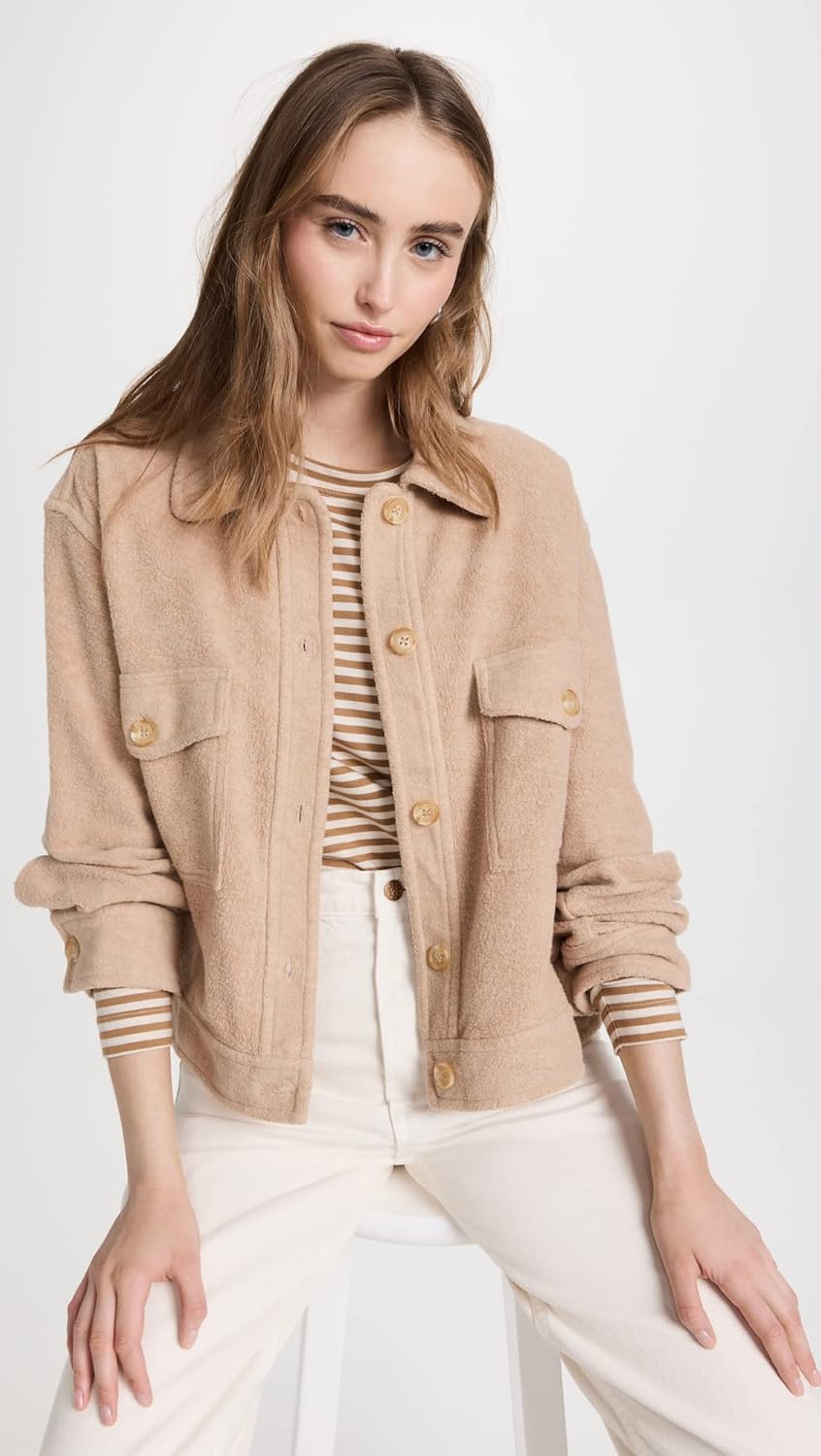 Velvet by Graham & Spencer womens Kameron Sherpa Sweater JacketSweater - Image 2