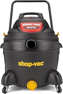 Shop Vac 9593406 Two Stage Industrial Wet Dry Vac, 16 Gallon, 1-1/2 Inch x 12 Foot Hose, 80 CFM, (1-Pack)