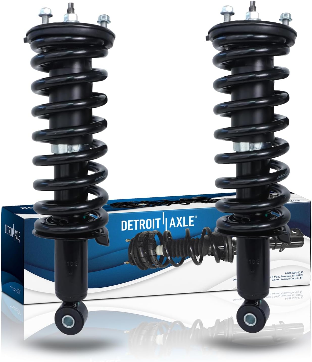 Detroit Axle RWD 2pc Front Struts for 0410 Infiniti QX56