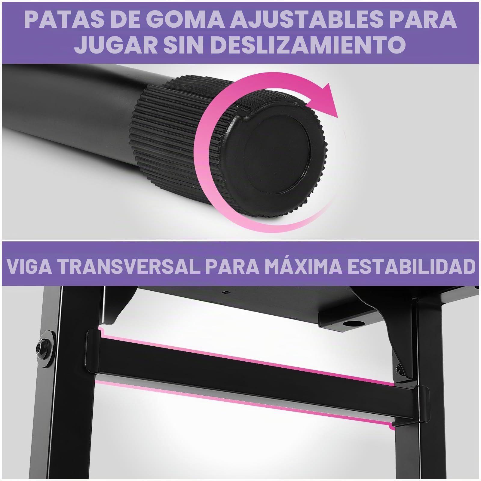 Liquid Stands Banco de Piano Ajustable - Banco de Teclado Musical con Respaldo para Teclado de Piano con cojín Acolchado Negro para músicos