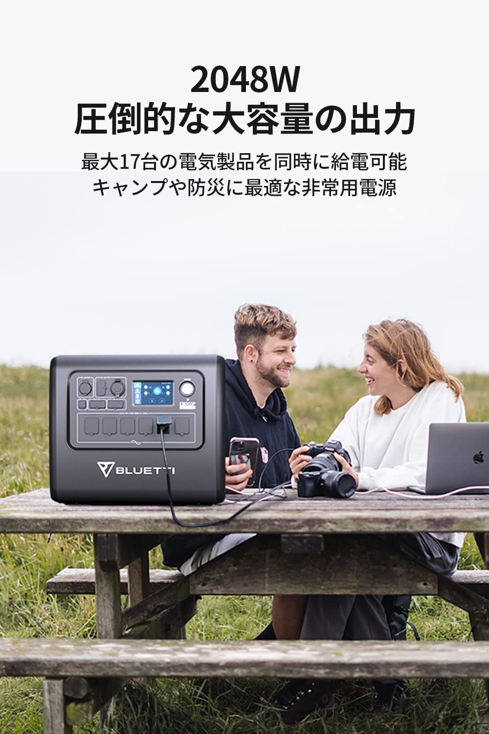 Amazon.co.jp: BLUETTI ポータブル電源 EB200P 大容量 ポータブル 