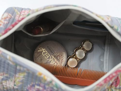 Miniatura 7 de INDIAN CRAFT CASTLE ICC - Neceser de maquillaje resistente al agua, contenedor de tamaño completo, organizador de maquillaje portátil, organizador