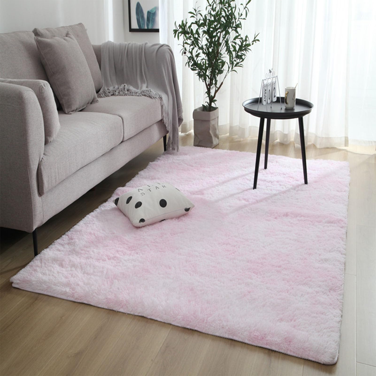 Grand tapis lavable et ultra doux pour un entretien facile au quotidien