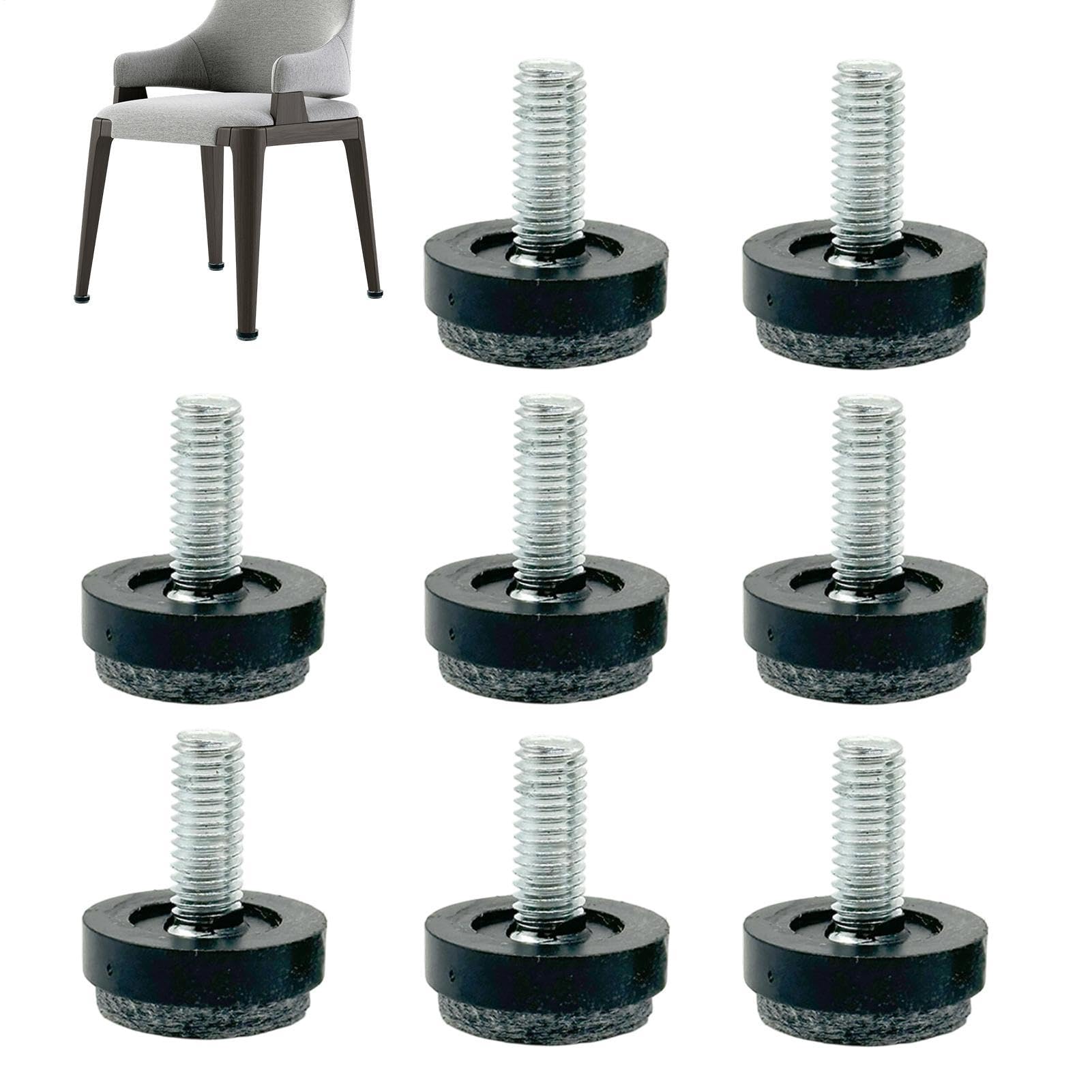 Pies ajustables para muebles ideales para equilibrar tus sofás y armarios en la sala de estar
