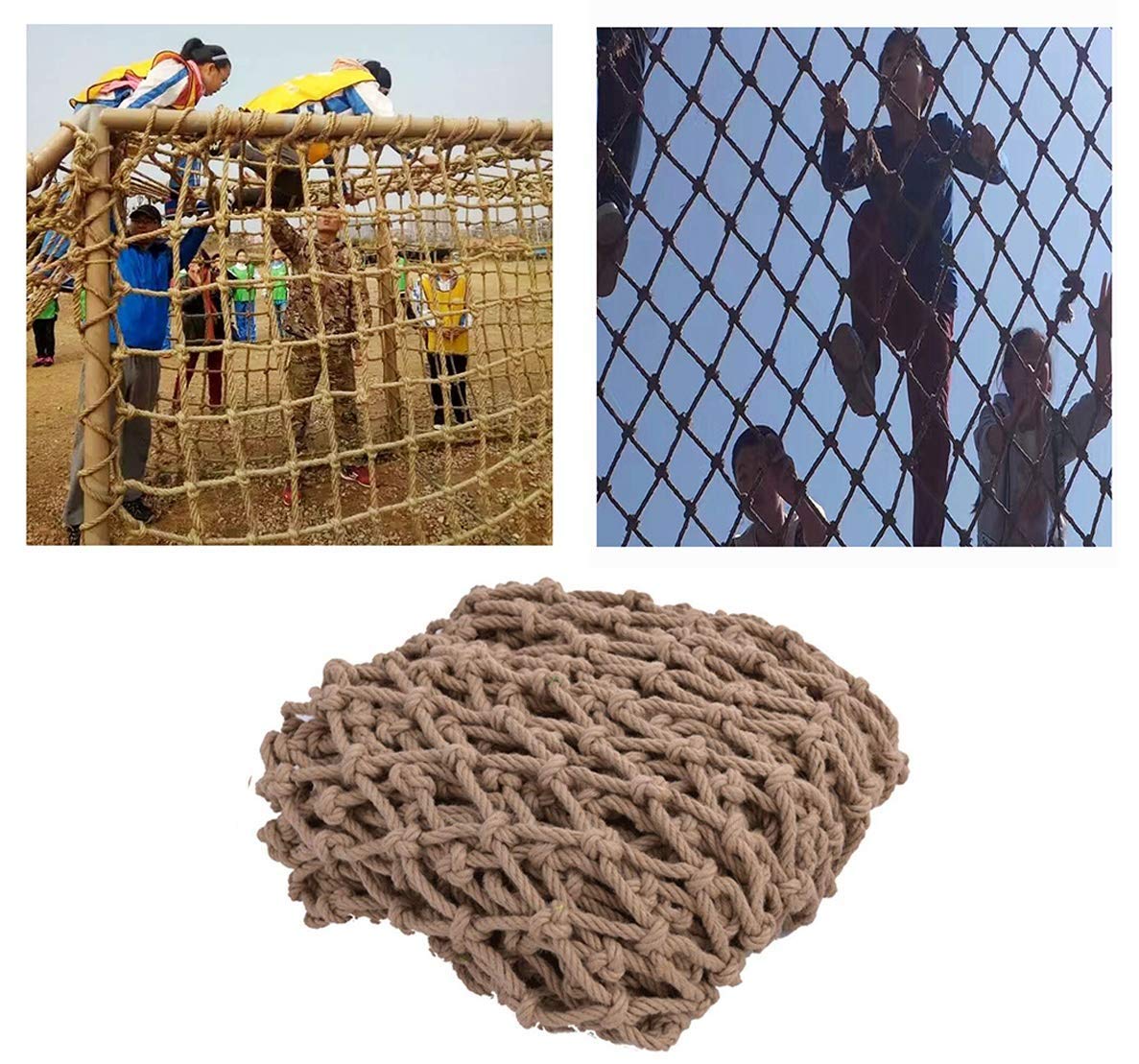 Filet de protection de balcon en jute pour sécuriser la terrasse et la maison