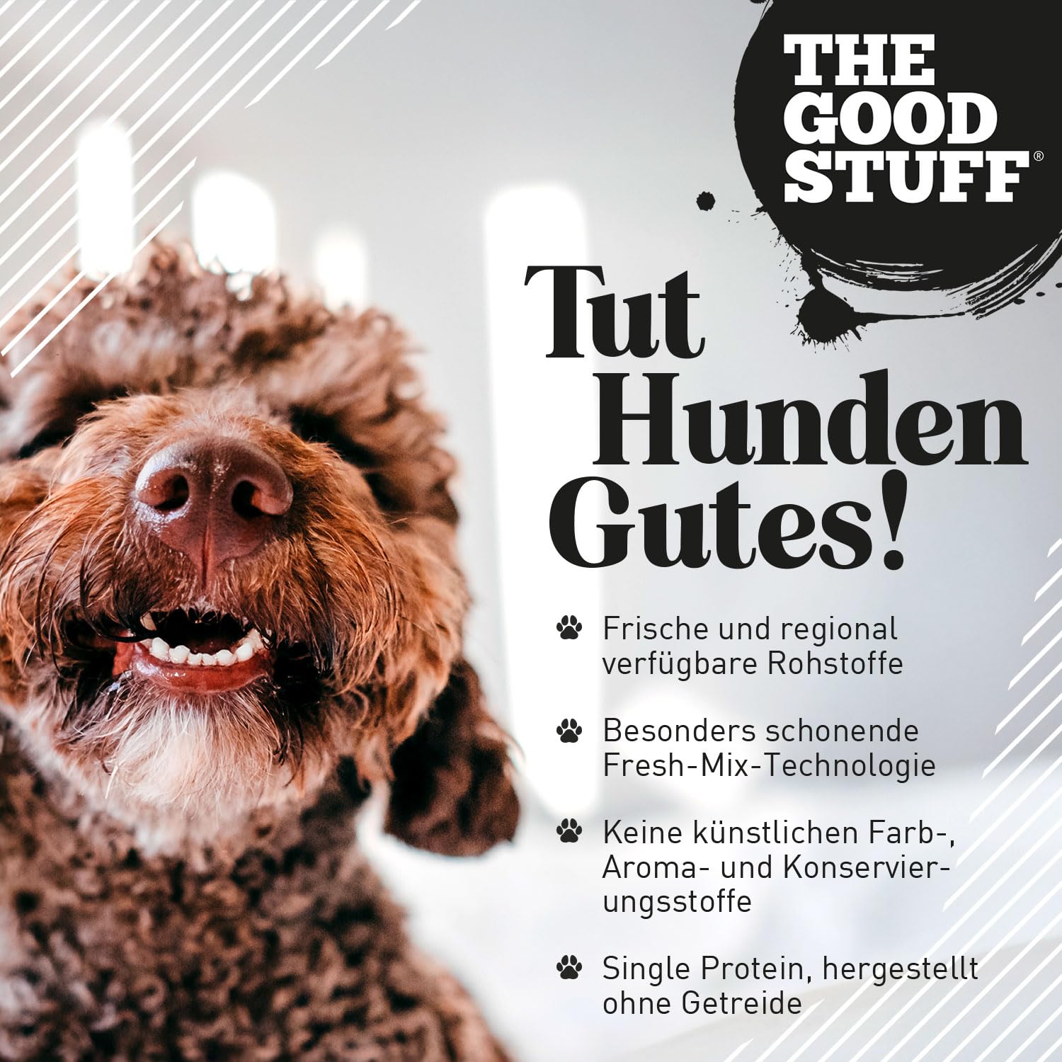 The GOODSTUFF Lachs (Puppy/Junior) 12,5 kg | Getreidefreies Hunde Trockenfutter Junior | Mit frischem Lachs | Hundetrockenfutter für Welpen & Junghunde | Super-Premium Welpen Trockenfutter