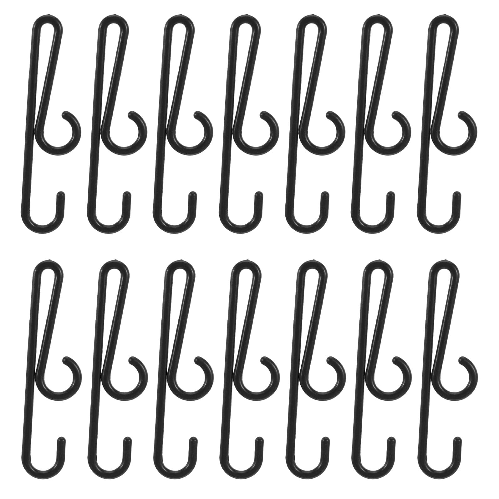 Crochets porte-chaussettes plastique noir iplusmile (280 pièces) pour rangement maison