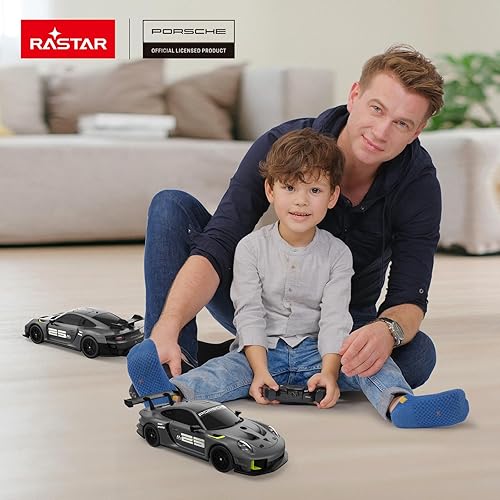 Miniatura 8 de RASTAR Porsche 911 GT2 RS Model Car, escala 124 RC Porsche 911 GT2 RS Clubsport 25 Auto de control remoto para niños y adultos, superdeportivo RC