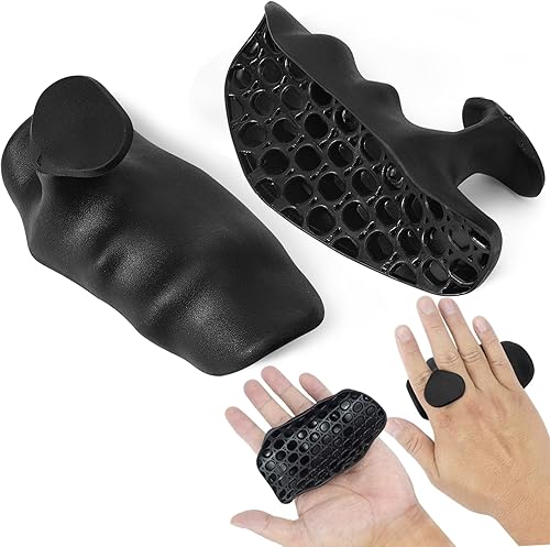 Puños de levantamiento de pesas originales para hombres y mujeres, puños ergonómicos de goma para gimnasio, guantes de gimnasio para mujeres,