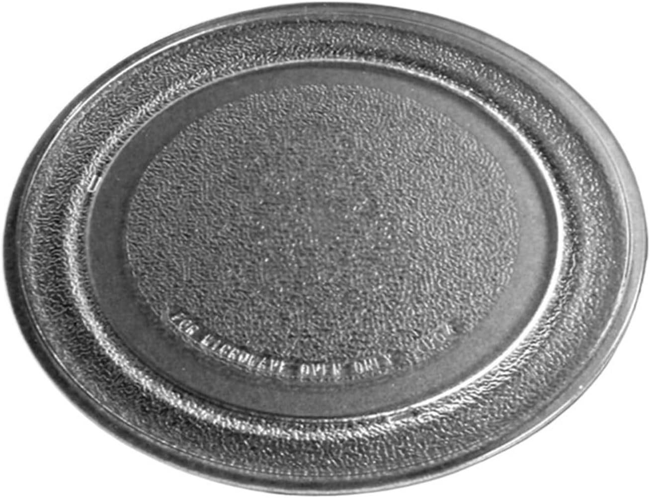 24.5cm Flat Bottom Microwave Oven Glass Turntable Tray, Dish Replacement