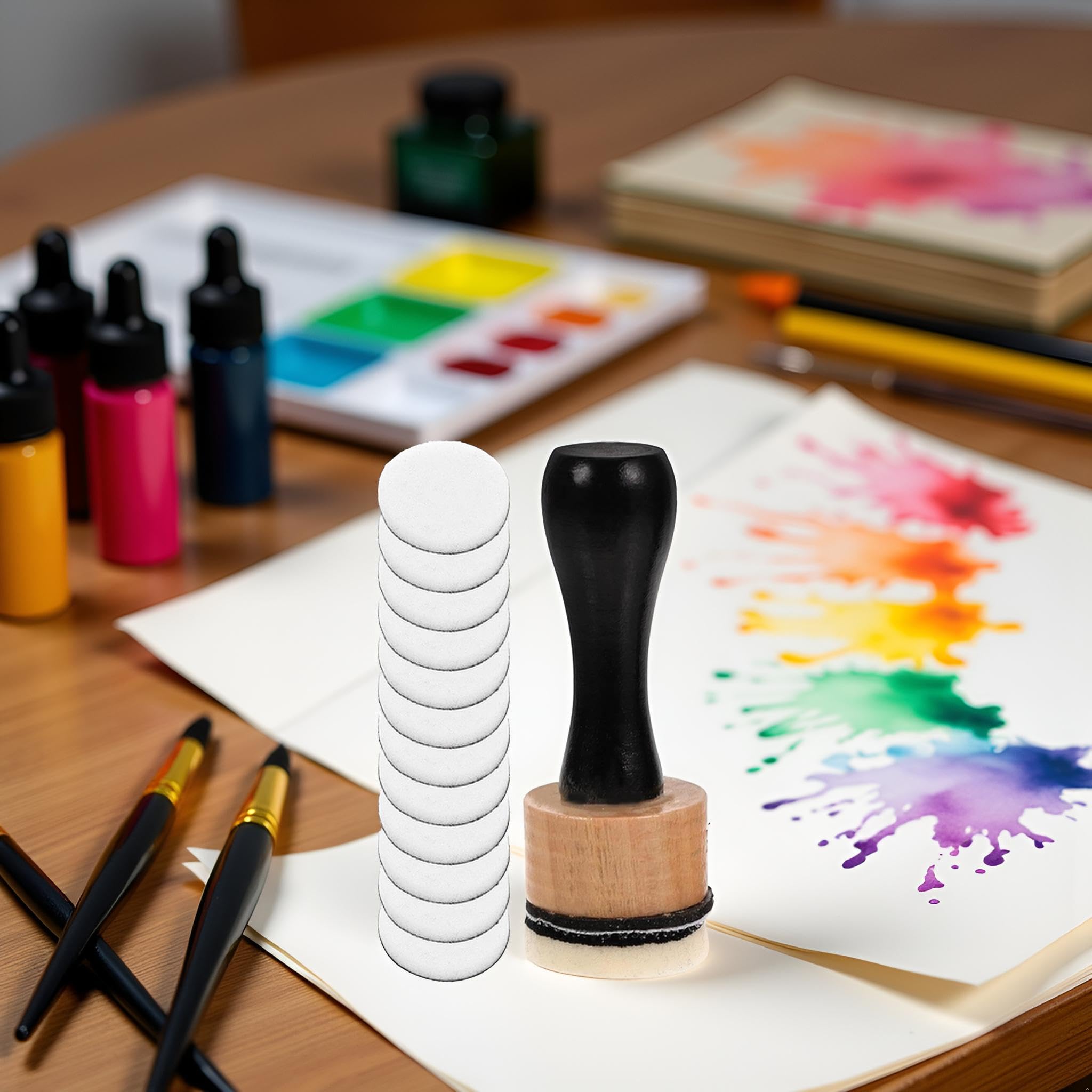 Blending Disc Blending Tool Mini Round Ink Blending Tool Art Supplies ...