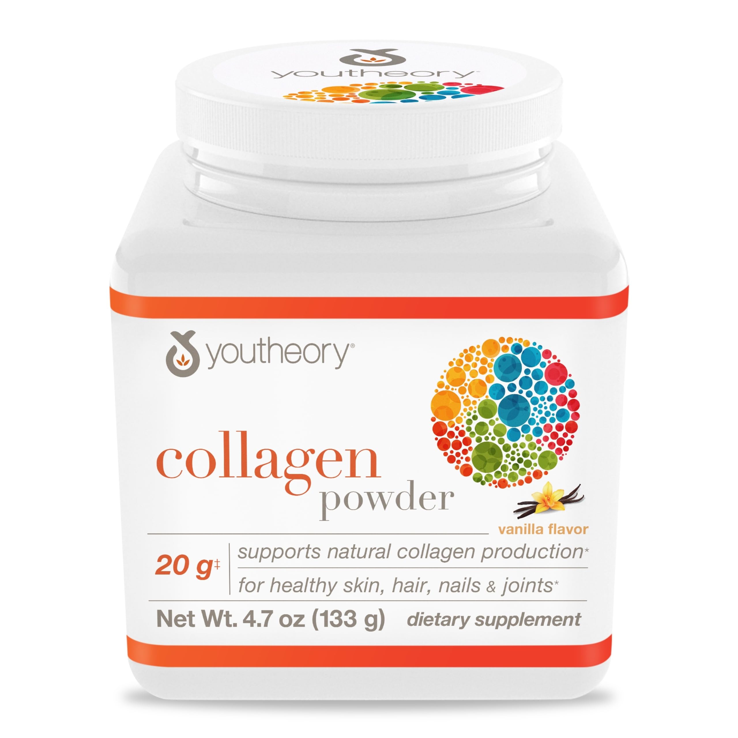 Youtheory Collagen - Powder - Vanilla - 4.7 oz