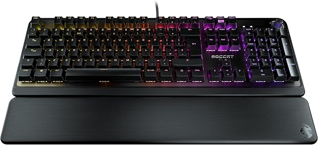 Roccat Pyro - Mechanical Gaming Keyboard with RGB Lightning (UK Layout), black
