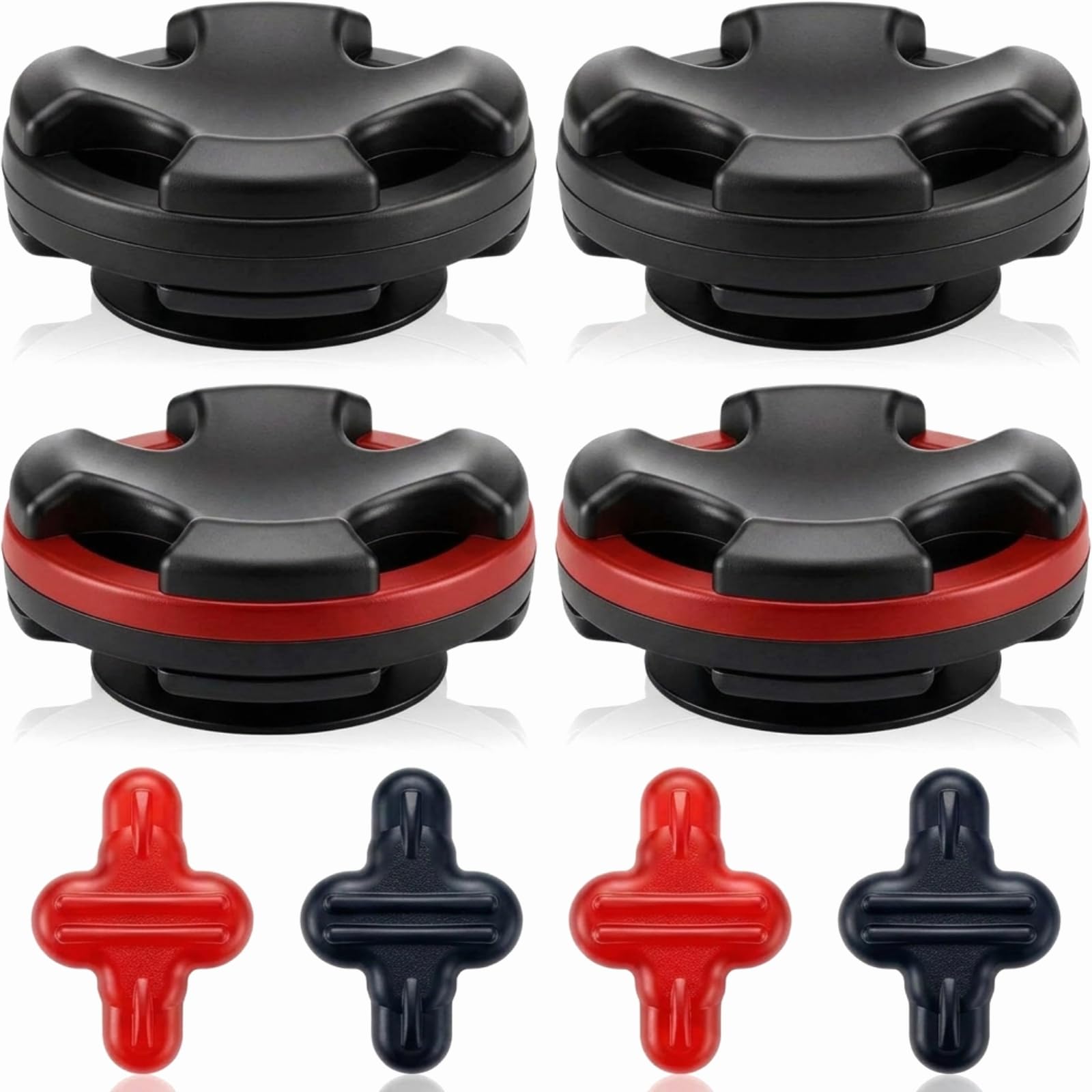 4Pcs Recurve Limb Dampeners Shock Absorbers Bow String Silencer