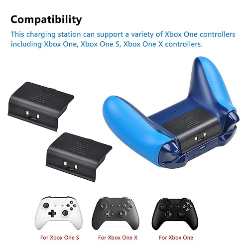 Miniatura 6 de PowerTrust Rechargeable Battery Compatible with Xbox One Controller Battery with 2 in 1 Micro USB Cable and Charge Kit for Xbox OneOne SOne XElite