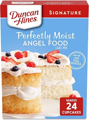 Duncan Hines Signature Perfectly Moist Angel Food Cake Mix, 16 oz