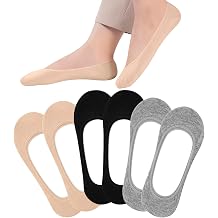 6 Pairs No Show Socks Womens Invisible Ultra Low Cut Liners Soft