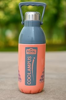 E-Shop Insulated Water Bottle with Handle | Plastic Vacuum Flask | 1500 ml | Keeps Hot & Cold for Hours | Leak-Proof, BPA ... Price In India