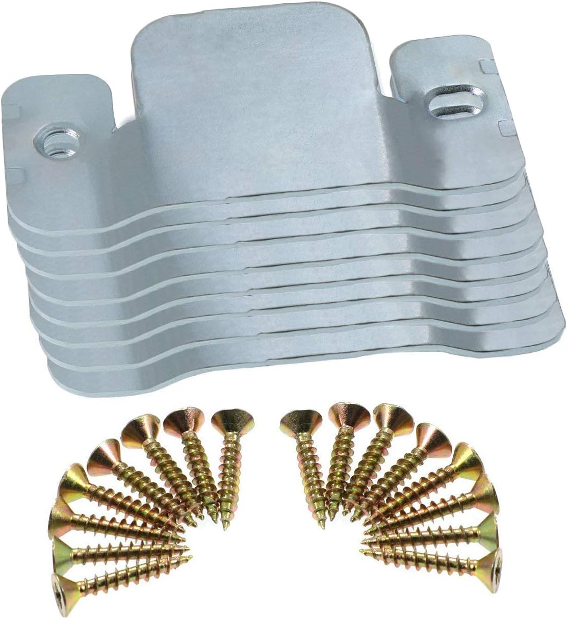 Waykino Sofa Interlocking Sofa Connector Bracket with Screws, 8 Pieces Sofa Connectors