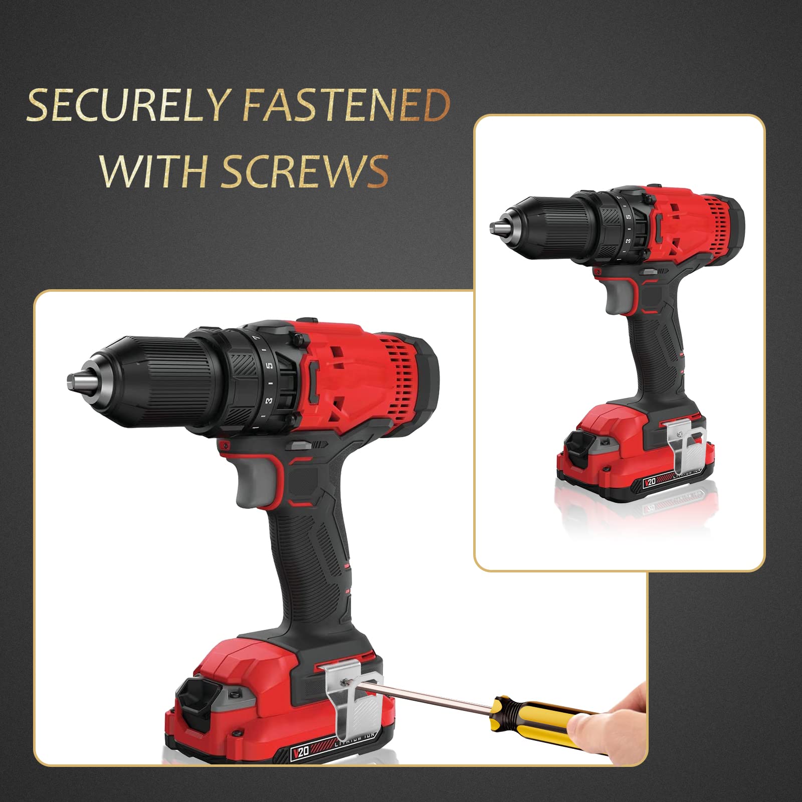 Cordless Drill Belt Clip - Hands-Free Tool Carrier -5