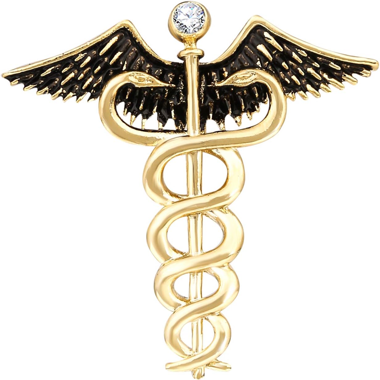 TRIPIN Lapel PIN with Doctor Symbol for Men Women Boys Girls in A Gift Box TSHOGOLD2024 (GOLDEN)