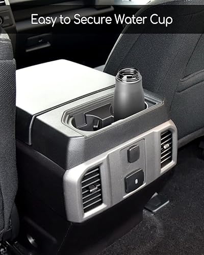 Miniatura 4 de Inserto de portavasos para Ford F-150 F-250 F-350 Super Duty 2016-2019 Reemplazar FL3Z-1513562-AD, divisor de portavasos de consola central