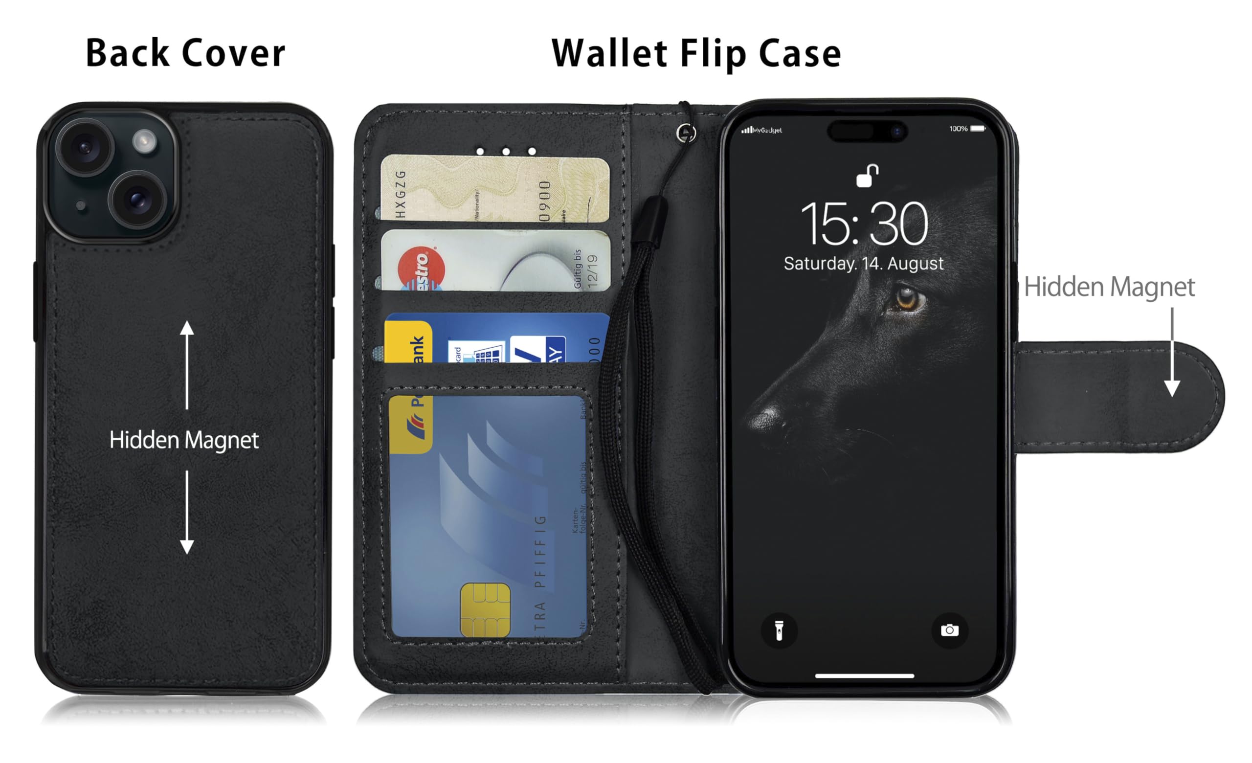Cover Protección Móvil Funda Xiaomi Redmi Note 10 Pro BEZ - Tipo Cartera, Cuero, Ranuras Para Tarjetas, Cierre Magnético Funda Libro Cuero