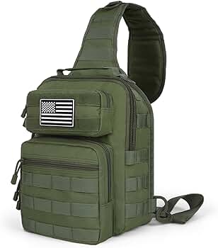 Amazon.co.jp: HAOMUK タクティカルスリングバッグ バックパック