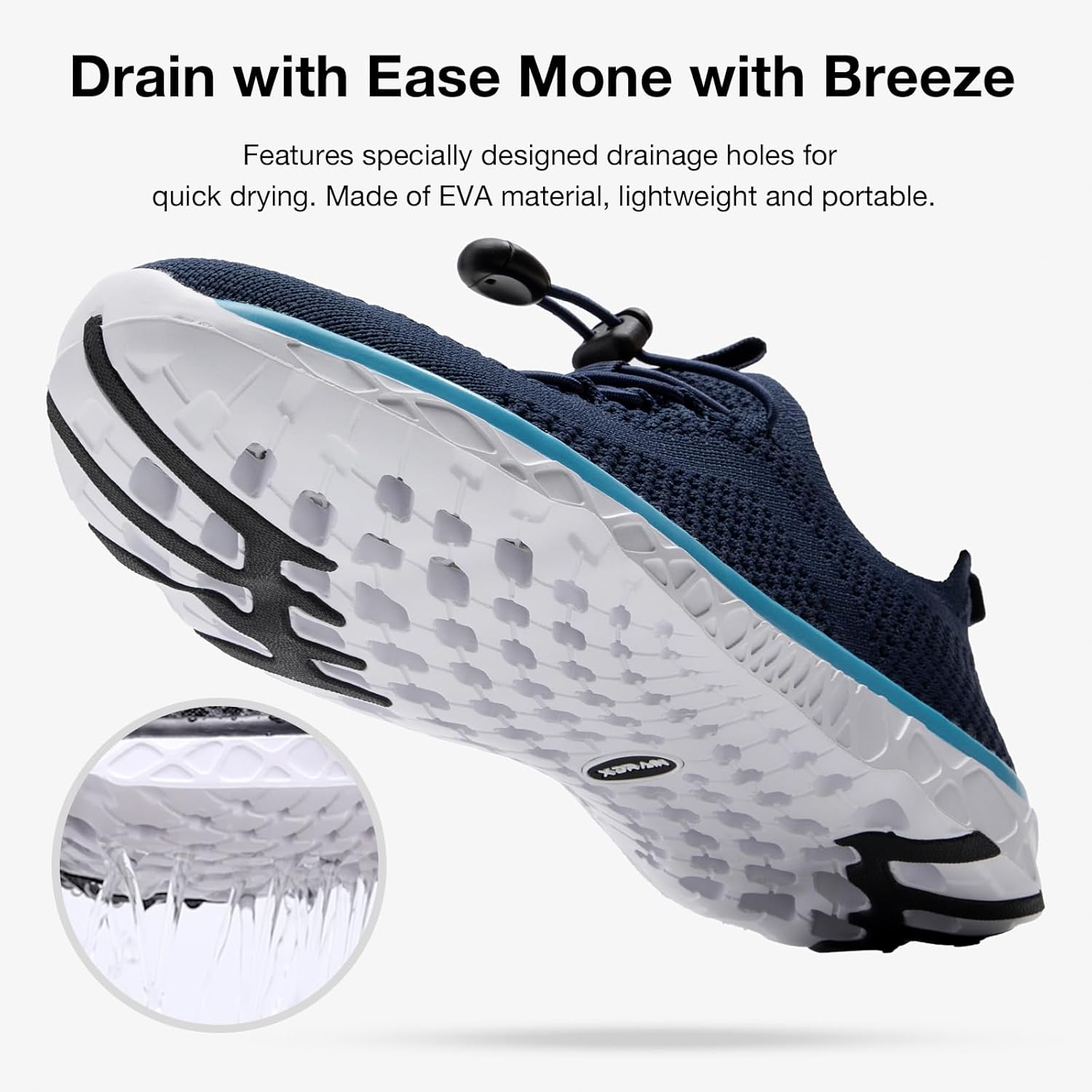 KOLILI Women's Stylish Water Shoes, Tennis Walking Shoes with Arch Support, Best for Water Sports, Travel & Walk - Image 5