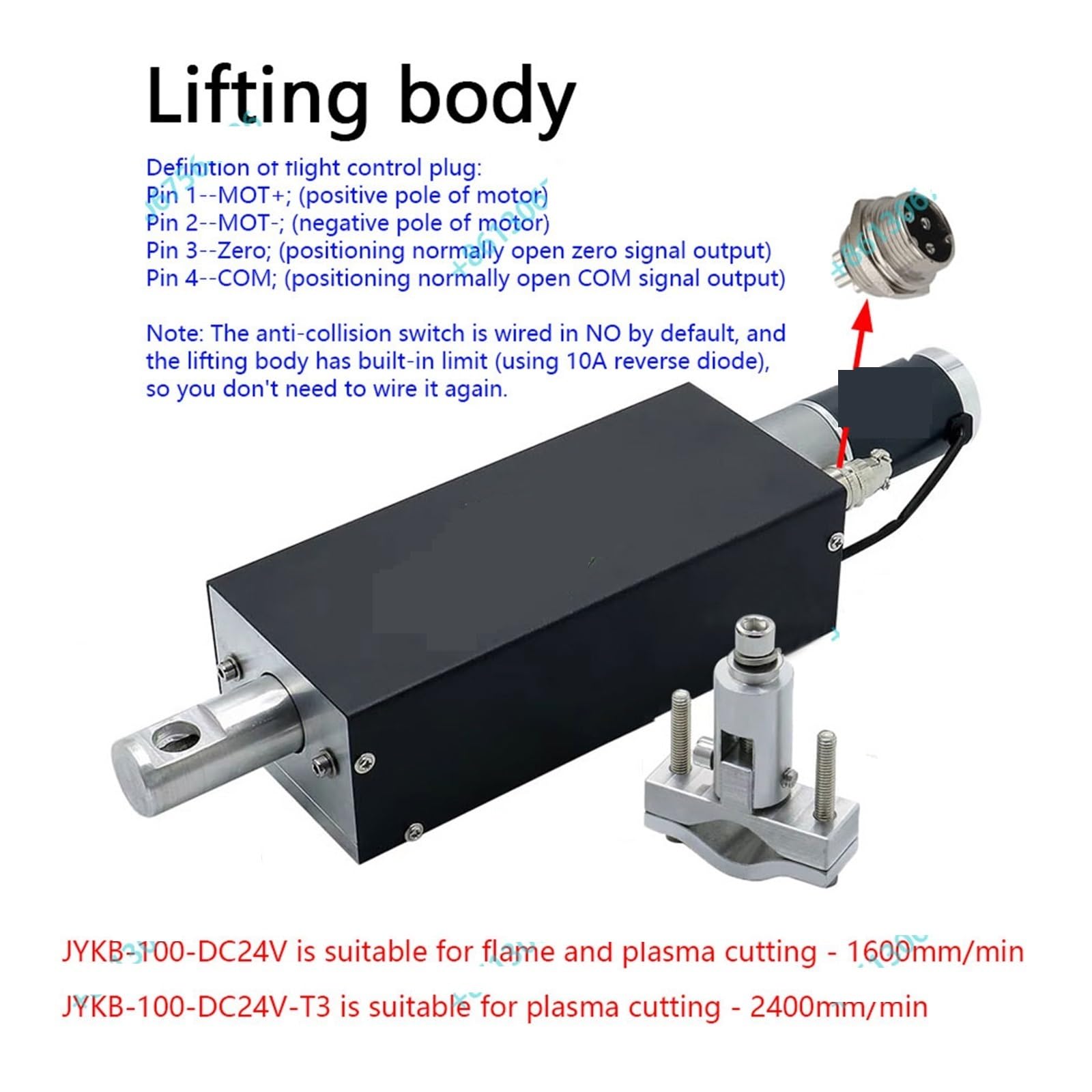 Contrôleur CNC, Le Dernier Contrôleur De Plasma Thc SF2100c/ Hp105, Hauteur Torche Coupe + Ascenseur Jykb-100 (dc24v/dc24v-t3) pour routeur CNC(Plasma)
