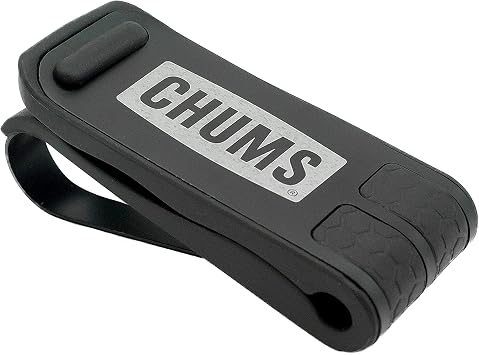 Chums Glasshopper Clip - Metal Sun Visor Glasses Holder for Vehicles - Car, Truck, or SUV Sunglasses Mount Attachment Black