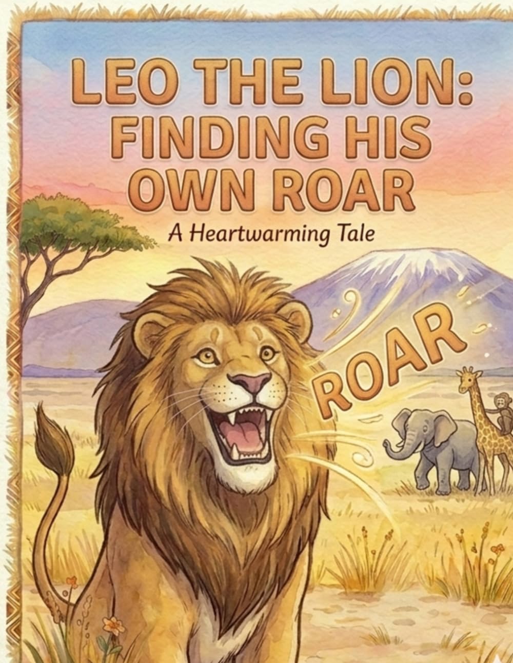 LEO THE LION: FINDING HIS OWN ROAR: A Heartwarming Children's book