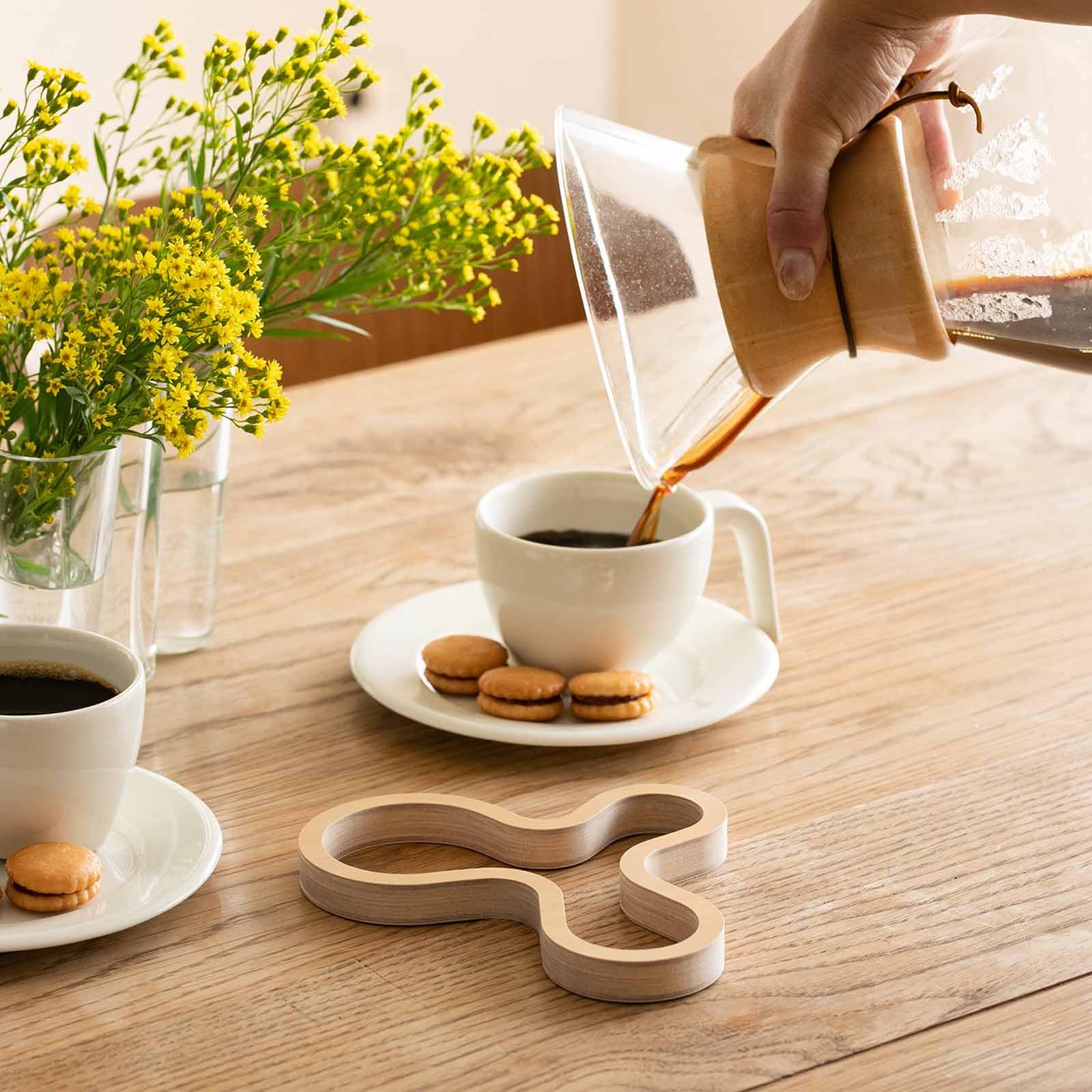 新品未使用　マヤムー　白樺のトレイ　Astia アスティア　ブラック　21cm majamoo マヤムー 白樺のトレイ マヤムーデザイン 木製 ヤニ