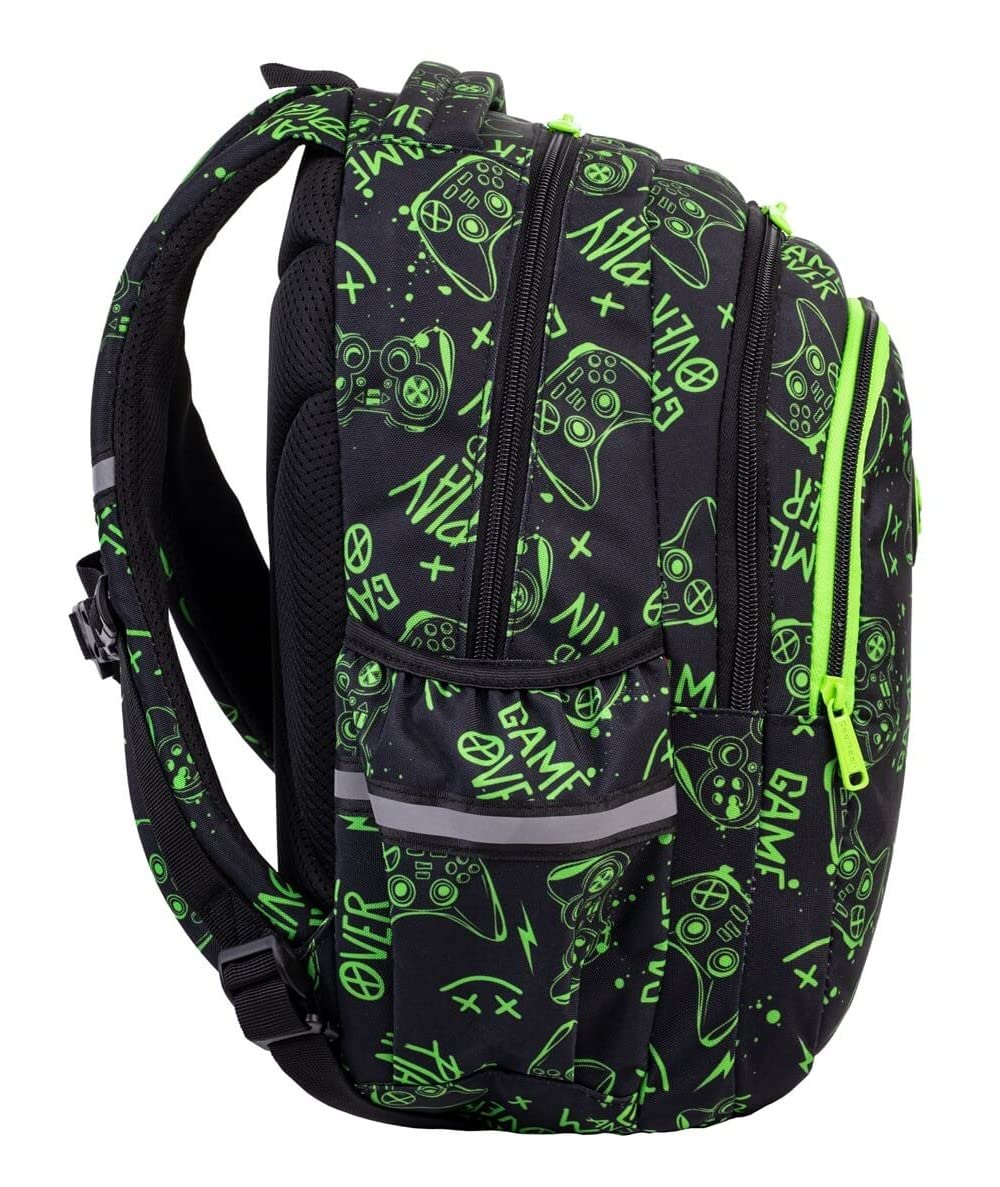 Coolpack F029711, Mochila escolar Jerry GAME NIGHT, Multicolor