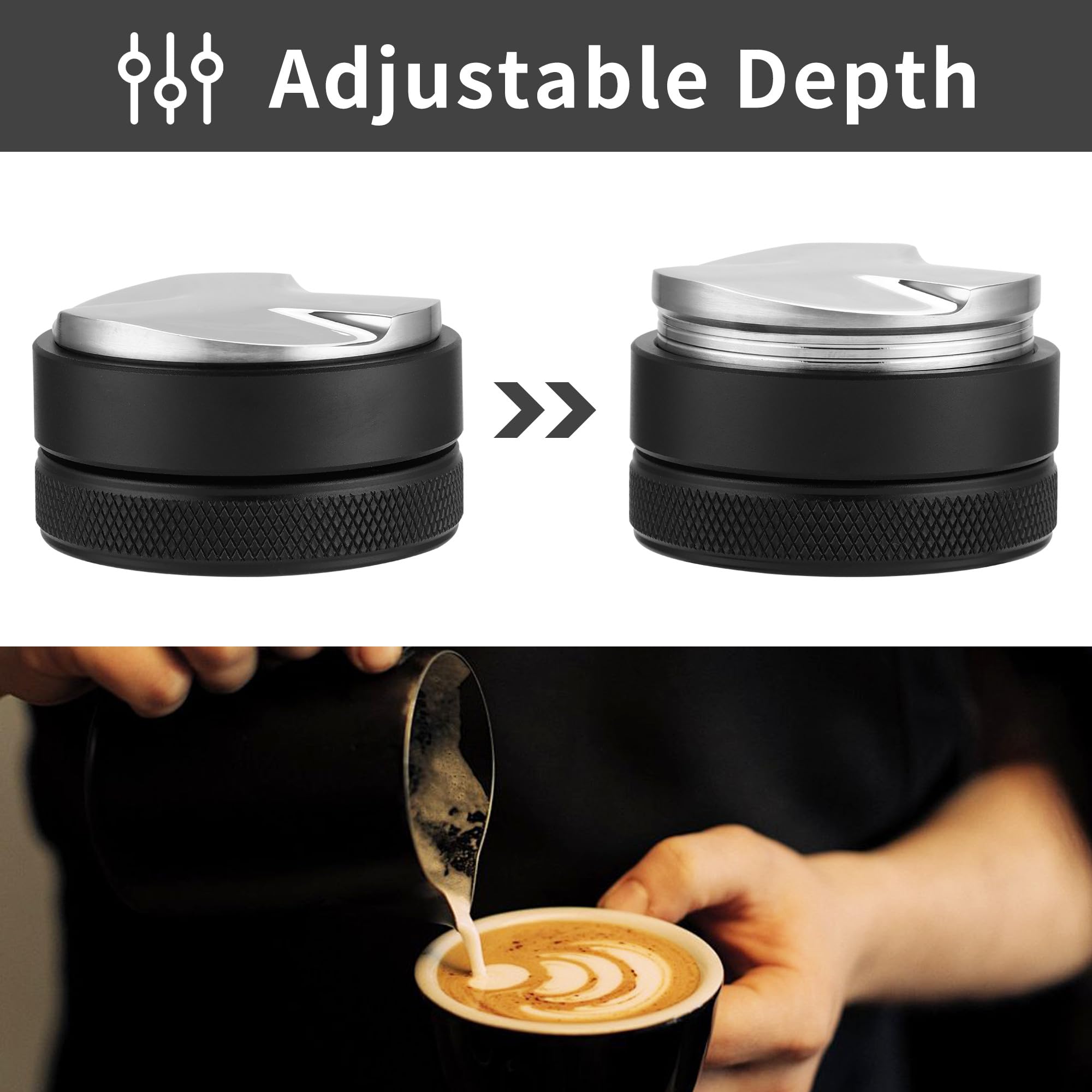 Outil De Distribution Et Tassement Expresso 58mm - Niveleur De Café Professionnel Pour Barista