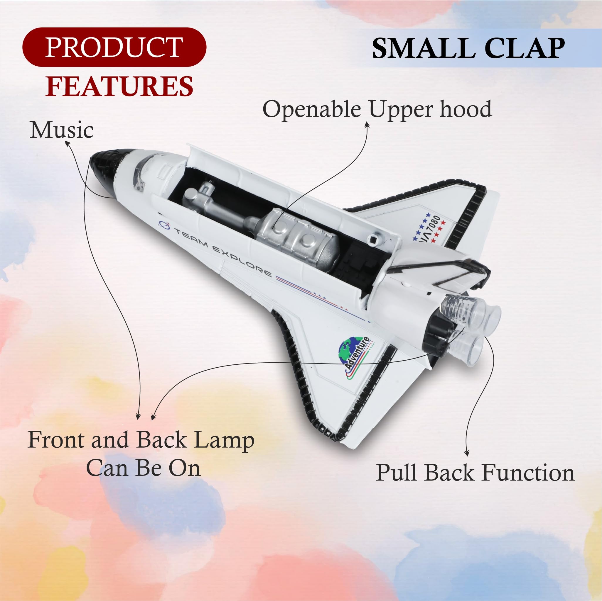 SMALL CLAP® Sonic Spacecraft Orbital Flight Vehicle| Pull Back