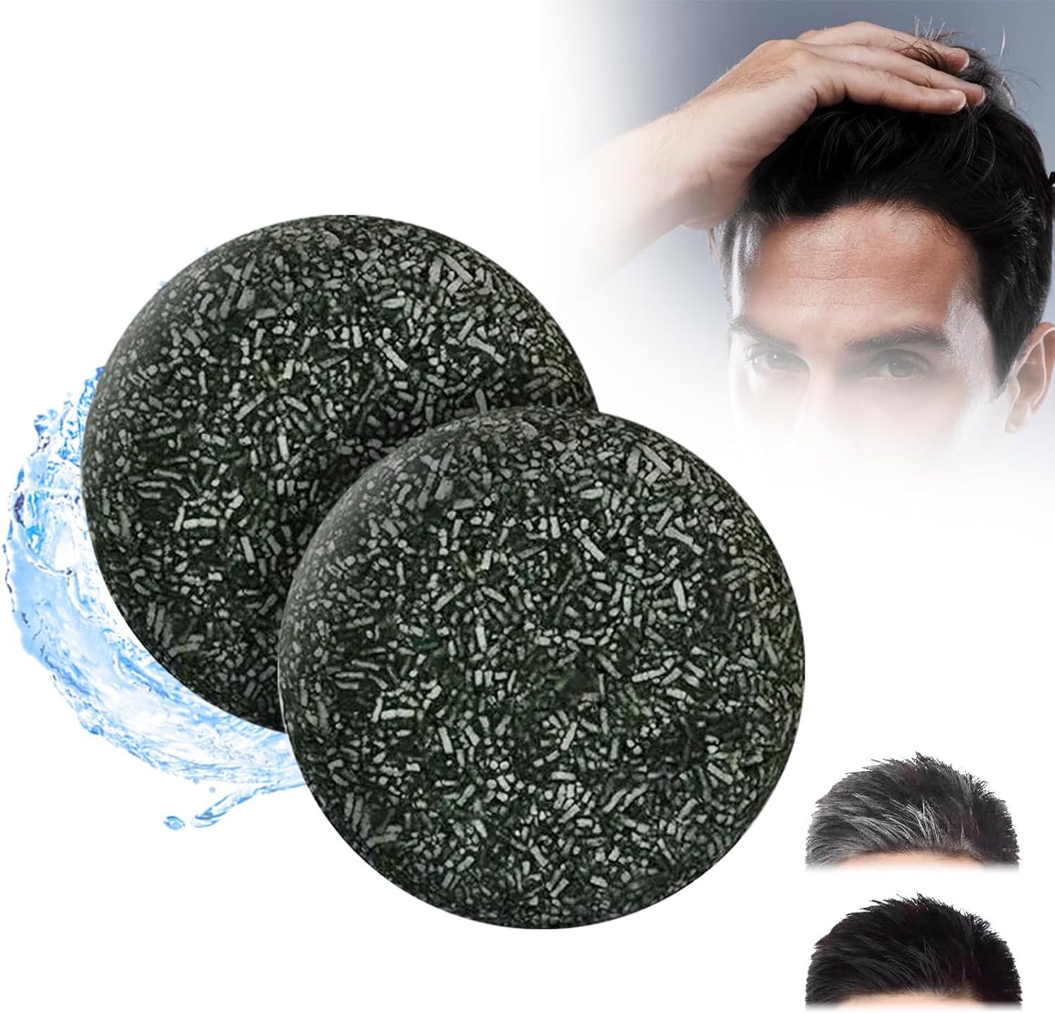 Gray Hair Reverse Bar, 2pcs Reverse Grey Hair Bar Shampoo, Grey Reverse