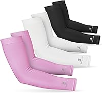 Vista 47 de SportsTrail Mangas Refrescantes para Brazos para Hombres y Mujeres – Transpirables, Protección Solar UV, Mangas Deportivas para Brazos para Mujeres