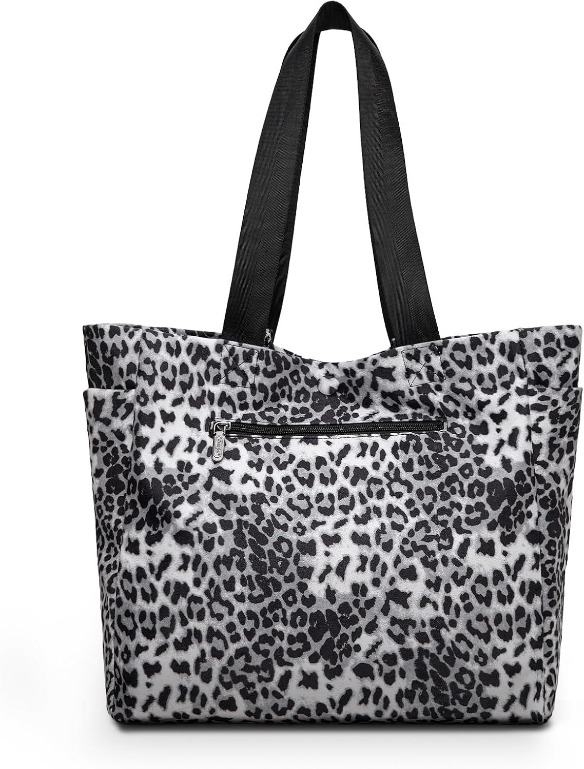 Montana West Wrangler Large Tote Bag for Women Designer Leopard Print Purse for Travel Work Gym - Image 5
