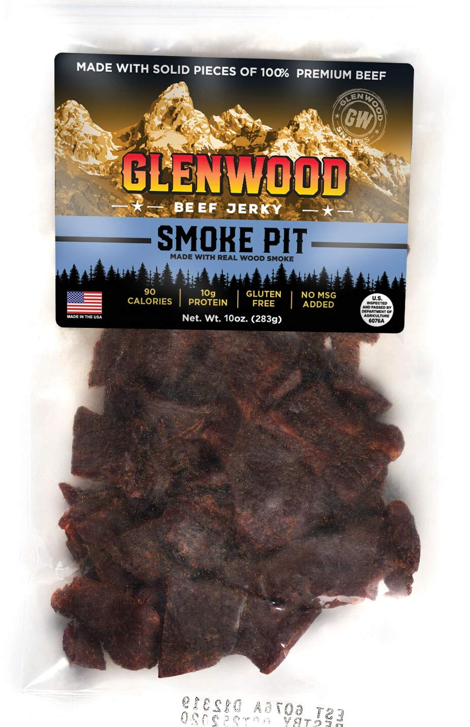 Glenwood Jerky 10oz 100% Beef Jerky (SMOKE PIT)