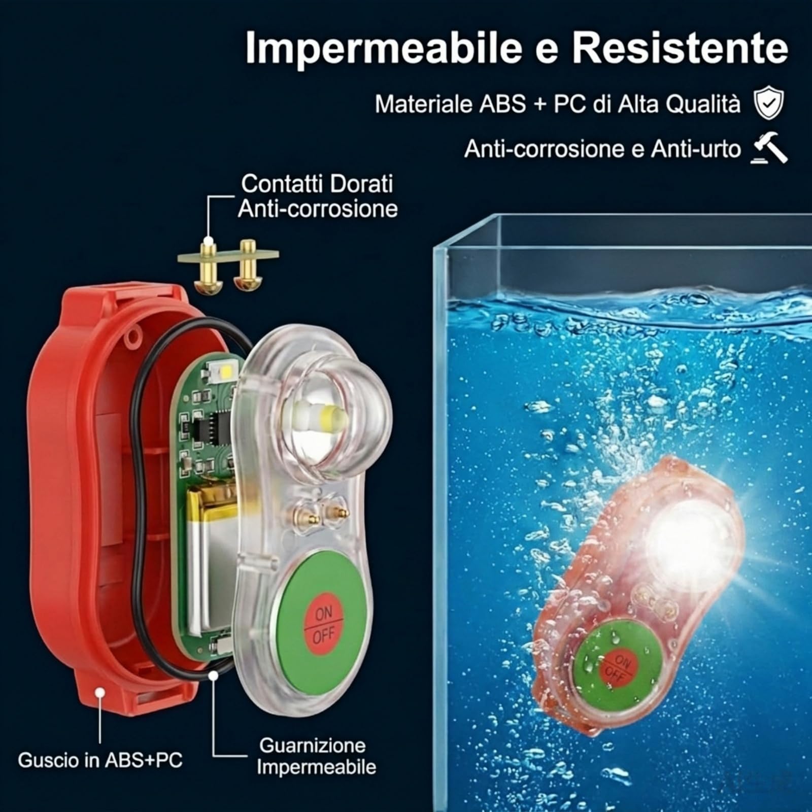 8 chalecos salvavidas, luces LED, chalecos salvavidas intermitentes para supervivencia en agua de emergencia