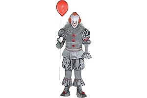 Creepy Pennywise Halloween Costume for Men Plus Size