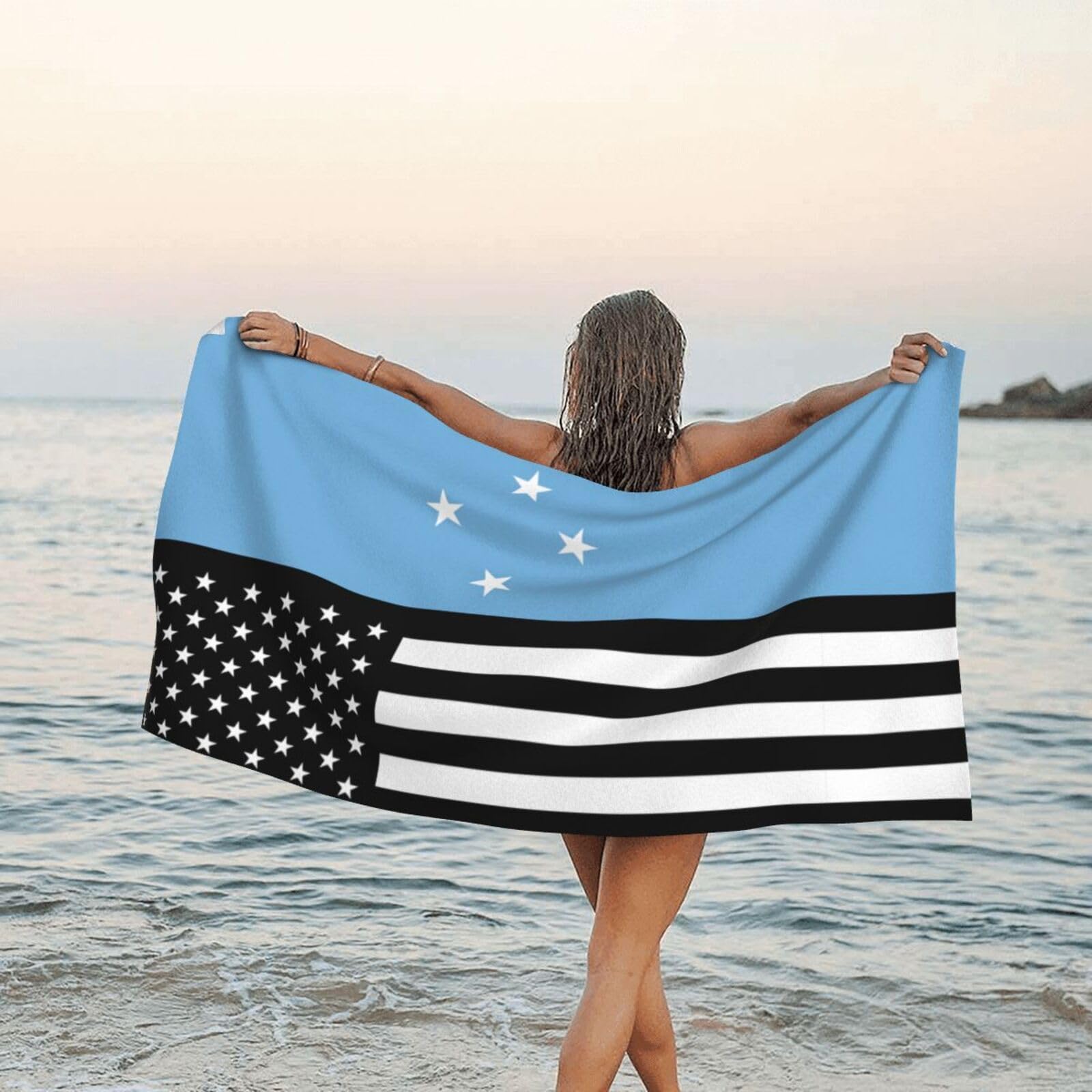 Drap de bain sans sable évite les saletés à la plage et au camping 80x130