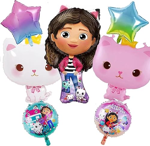 7 globos de gato, globos de gato rosa, decoraciones de fiesta para suministros de fiesta de niños disponible en Yaxa Colombia
