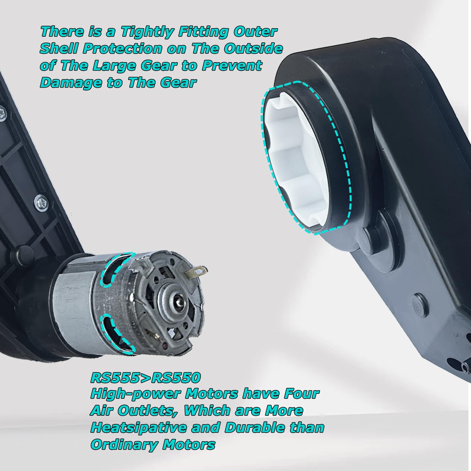 5児mama Amazon.com: 2Pack Large Aperture 24V RS555 12000RPM High Torque
